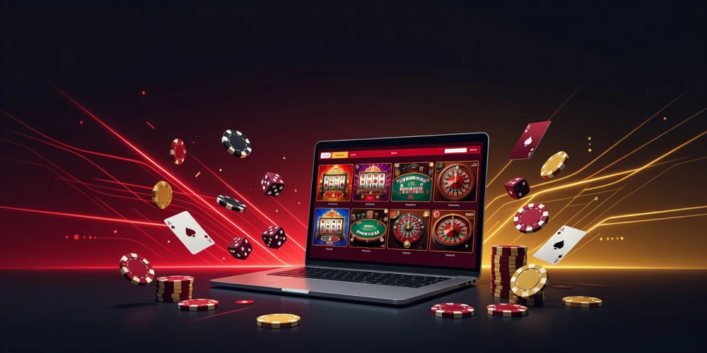 Hình minh họa khái niệm casino nh88 với giao diện hiện đại và trò chơi đa dạng
